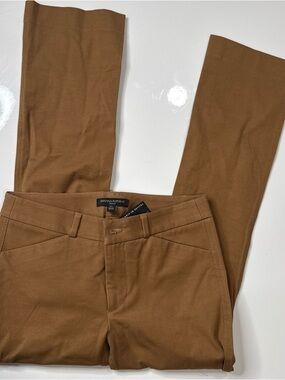 NWT Banana Republic The Sloan Fit Womens Tan Stretch Pants Trousers 0 A070426